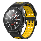For Samsung Galaxy Watch 5 Pro  45mm / Black+Yellow