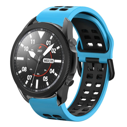 20mm Breathable Two-Color Silicone Watch Band, For Samsung Galaxy Watch 5 Pro  45mm