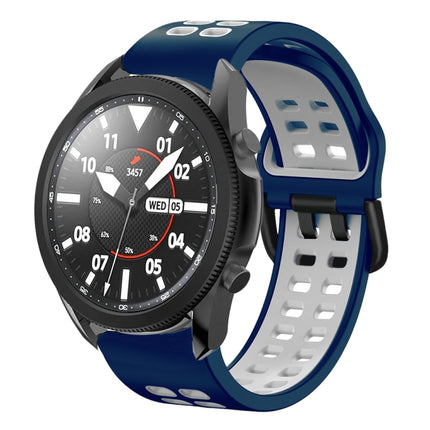 20mm Breathable Two-Color Silicone Watch Band, For Samsung Galaxy Watch 5 Pro  45mm
