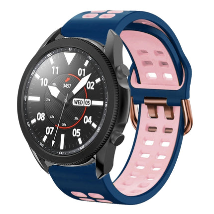 20mm Breathable Two-Color Silicone Watch Band, For Samsung Galaxy Watch 5 Pro  45mm