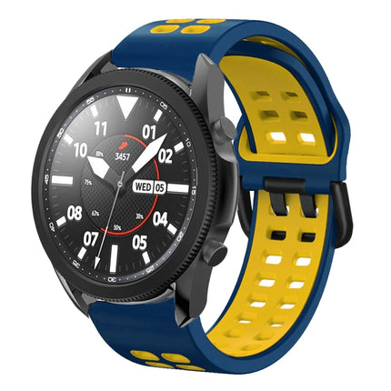 20mm Breathable Two-Color Silicone Watch Band, For Samsung Galaxy Watch 5 Pro  45mm