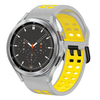 For Samsung Galaxy Watch 4 Classic 46mm / Grey+Yellow