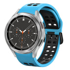 For Samsung Galaxy Watch 4 Classic 46mm / Skyblue+Black