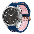 For Samsung Galaxy Watch 4 Classic 46mm / Midnight Blue+Pink