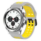 For Samsung Galaxy Watch 4 Classic 42mm / Grey+Yellow
