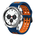 For Samsung Galaxy Watch 4 Classic 42mm / Midnight Blue+Orange