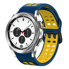 For Samsung Galaxy Watch 4 Classic 42mm / Midnight Blue+Yellow