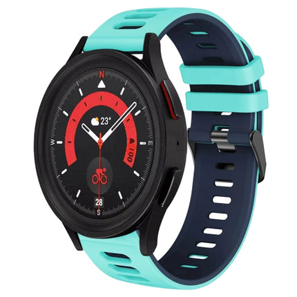 20mm Two-Color Silicone Watch Band, For Samsung Galaxy Watch 5  40mm
