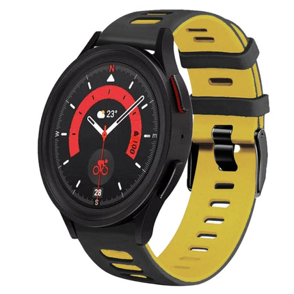20mm Two-Color Silicone Watch Band, For Samsung Galaxy Watch 5  40mm
