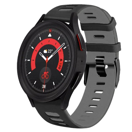 20mm Two-Color Silicone Watch Band, For Samsung Galaxy Watch 5  40mm