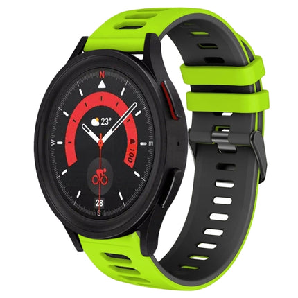 20mm Two-Color Silicone Watch Band, For Samsung Galaxy Watch 5  40mm