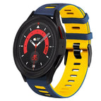 For Samsung Galaxy Watch 5  40mm / Midnight Blue+Yellow