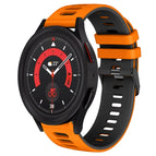 For Samsung Galaxy Watch 5  44mm / Orange+Black