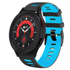 For Samsung Galaxy Watch 5  44mm / Black+Blue