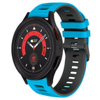 For Samsung Galaxy Watch 5  44mm / Skyblue+Black