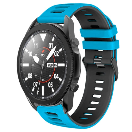 20mm Two-Color Silicone Watch Band, For Samsung Galaxy Watch 5 Pro  45mm