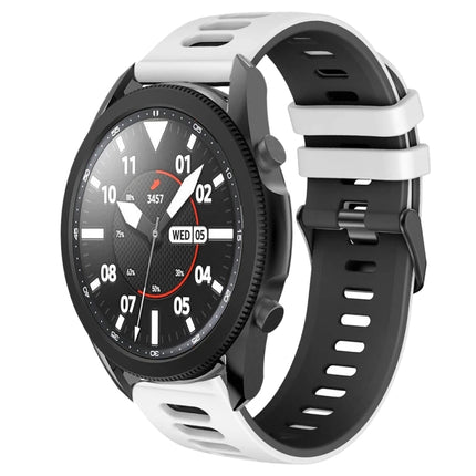 20mm Two-Color Silicone Watch Band, For Samsung Galaxy Watch 5 Pro  45mm