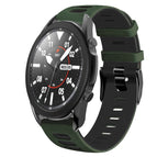 For Samsung Galaxy Watch 5 Pro  45mm / Amygreen+Black