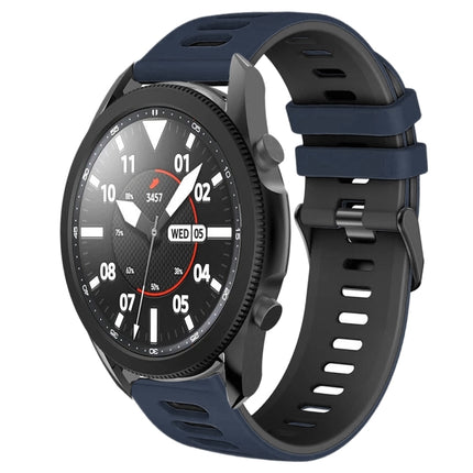 20mm Two-Color Silicone Watch Band, For Samsung Galaxy Watch 5 Pro  45mm