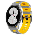 For Samsung Galaxy Watch 4 40mm / Grey+Yellow