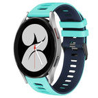 For Samsung Galaxy Watch 4 40mm / Mint Green + Blue