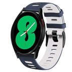 For Samsung Galaxy Watch 4 44mm / Midnight Blue+White
