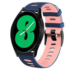 For Samsung Galaxy Watch 4 44mm / Midnight Blue+Pink