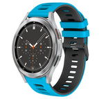 For Samsung Galaxy Watch 4 Classic 46mm / Skyblue+Black