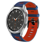 For Samsung Galaxy Watch 4 Classic 46mm / Midnight Blue+Red