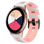 For Samsung Galaxy Watch Active 2 / White+Pink