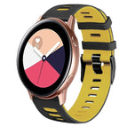 For Samsung Galaxy Watch Active 2 / Black+Yellow