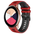 For Samsung Galaxy Watch Active 2 / Red+Black