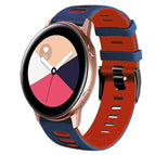 For Samsung Galaxy Watch Active 2 / Midnight Blue+Red