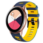 For Samsung Galaxy Watch Active 2 / Midnight Blue+Yellow