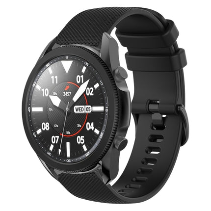 20mm Plaid Solid Color Silicone Watch Band, For Samsung Galaxy Watch5 Pro 45mm, For Samsung Galaxy Watch4 40mm