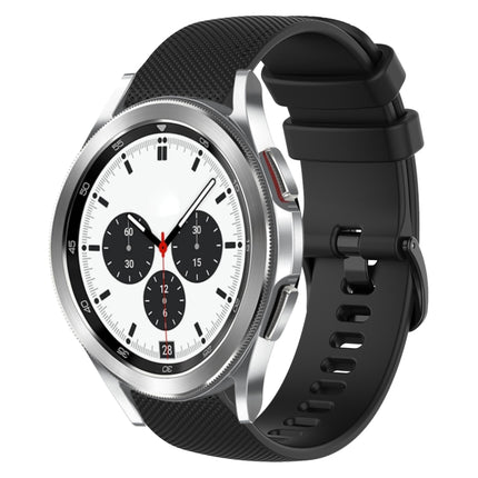 20mm Plaid Solid Color Silicone Watch Band, For Samsung Galaxy Watch4 Classic 42mm, For Samsung Galaxy Watch Active 2