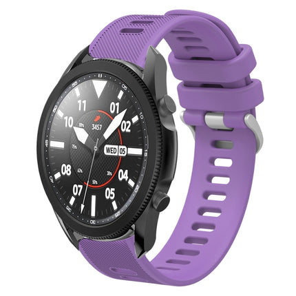 20mm Twill Solid Color Silicone Watch Band, For Samsung Galaxy Watch5 Pro  45mm, For Samsung Galaxy Watch4 40mm