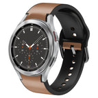 For Samsung Galaxy Watch 4 Classic 46mm / Light Brown