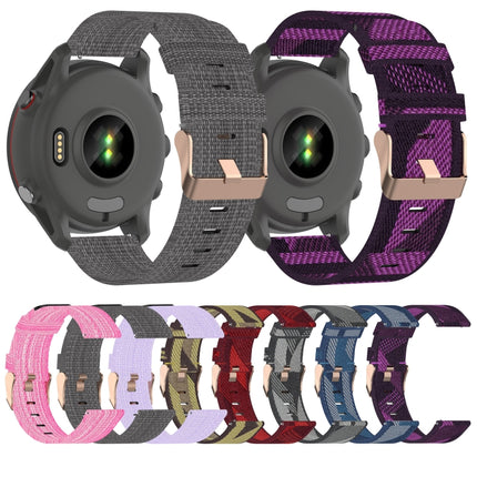 20mm Nylon Woven Watch Band, For Samsung Galaxy Watch5 40mm, For Samsung Galaxy Watch5 44mm, For Samsung Galaxy Watch5 Pro 45mm