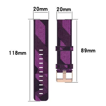 20mm Nylon Woven Watch Band, For Samsung Galaxy Watch5 40mm, For Samsung Galaxy Watch5 44mm, For Samsung Galaxy Watch5 Pro 45mm