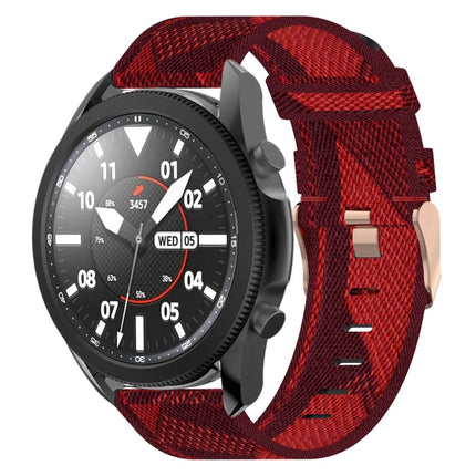 20mm Nylon Woven Watch Band, For Samsung Galaxy Watch5 40mm, For Samsung Galaxy Watch5 44mm, For Samsung Galaxy Watch5 Pro 45mm