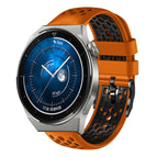 For Huawei Watch GT3 Pro 46mm / Orange+Black
