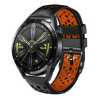 For Huawei Watch GT3 46mm / Black+Orange