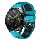 For Huawei Watch GT3 46mm / Skyblue+Black
