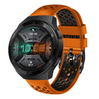 For Huawei Watch GT 2E / Orange+Black