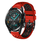 For Huawei Watch GT2 46mm / Red+Black