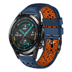 For Huawei Watch GT2 46mm / Midnight Blue+Orange