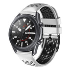 For Samsung Galaxy Watch3 45mm / White+Black