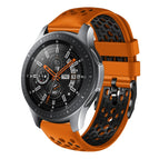 For Samsung Galaxy Watch 46mm / Orange+Black