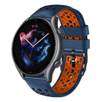 For Amazfit GTR 3 Pro / Midnight Blue+Orange